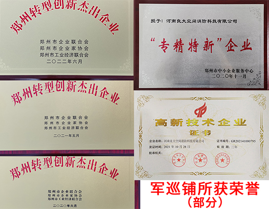 豪利777官网
所获荣誉